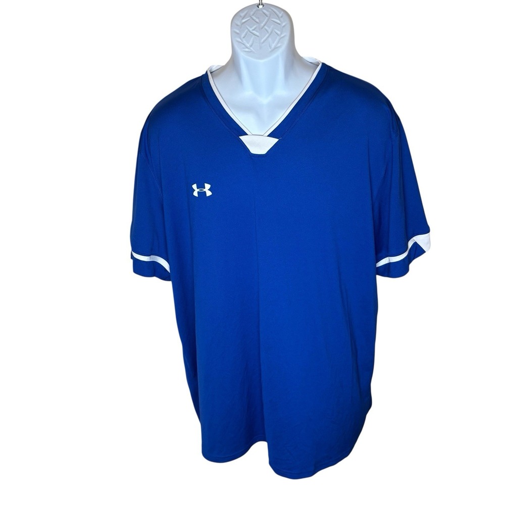 Under Armour Maquina 3.0 Jersey Adult Blue Soccer‎ Sports Athletic 3XL